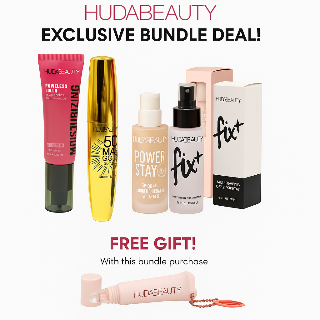 HUDA BEAUTY Makeup Bundle Deal – Limited Offer