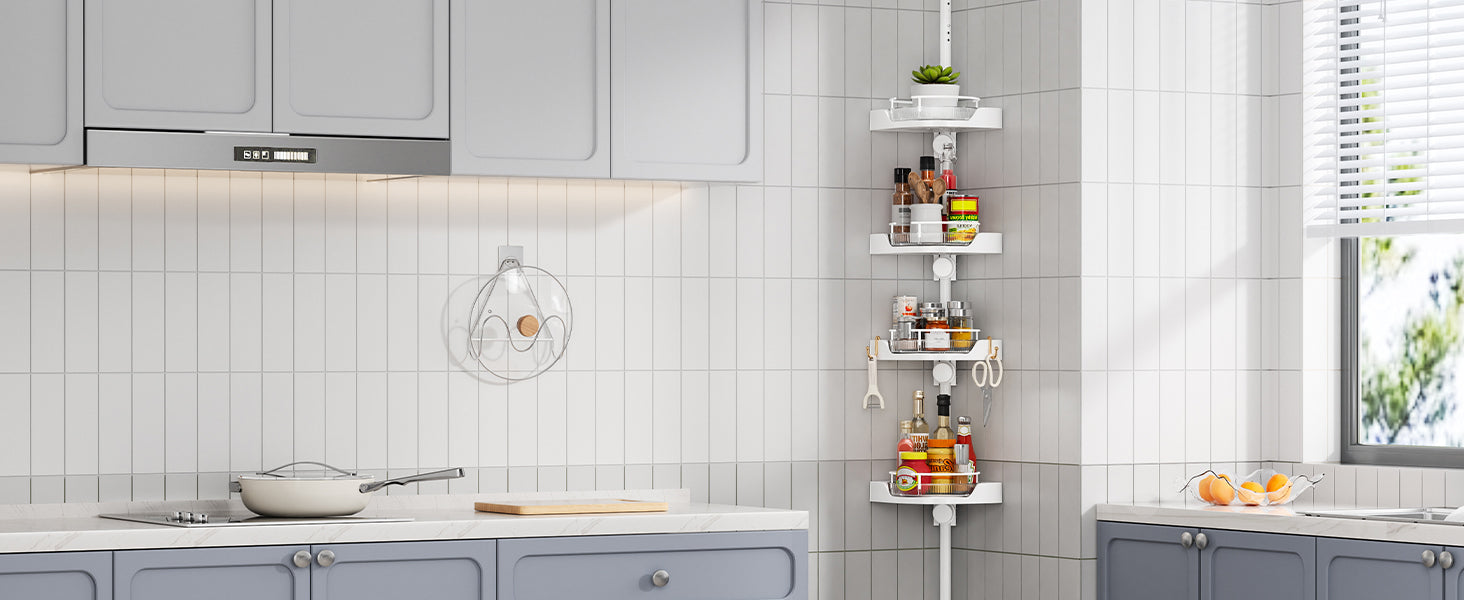 Corner Storage 4-tier Shelf