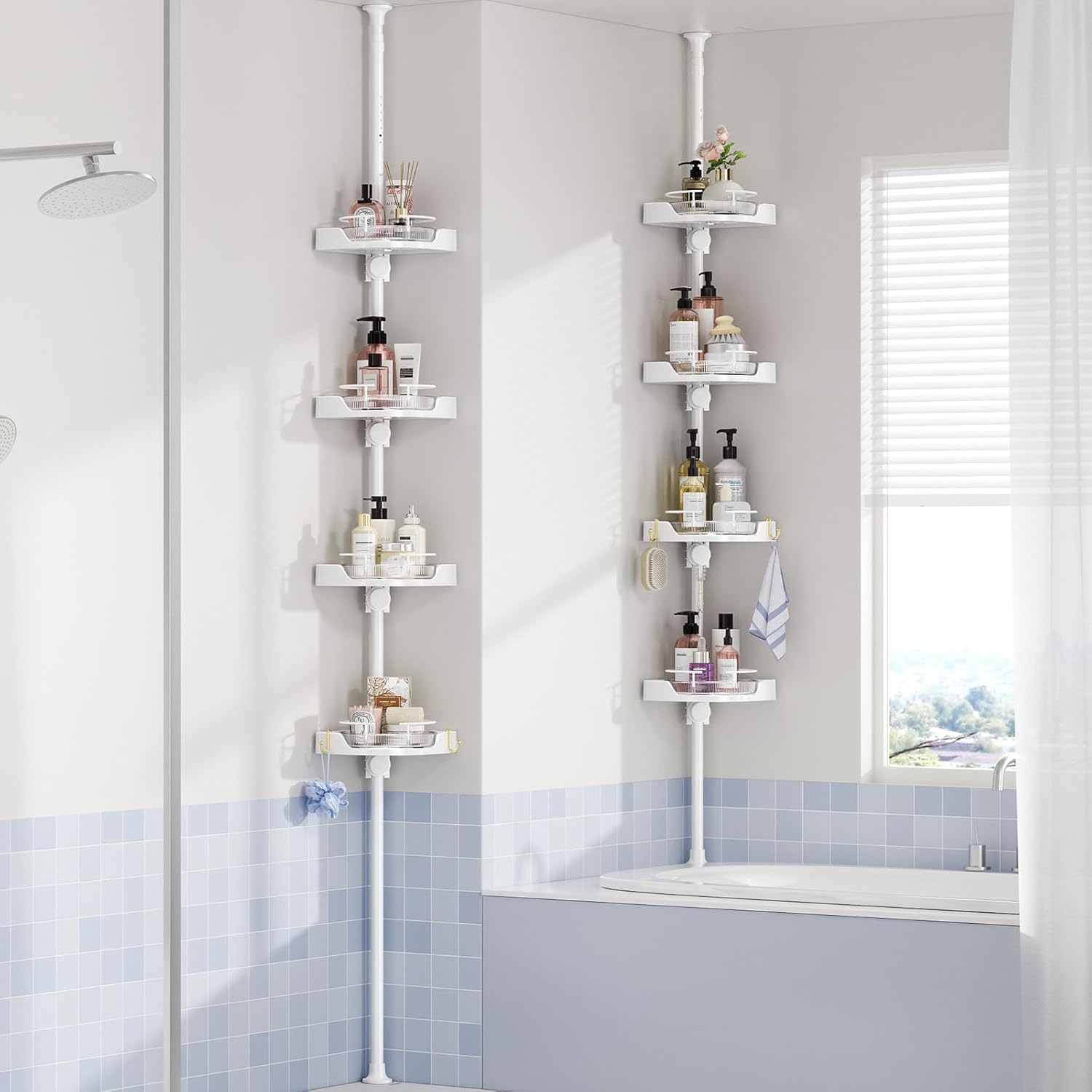 Corner Storage 4-tier Shelf