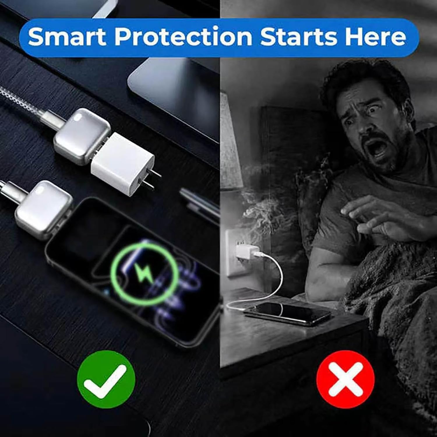 Auto Power Off USB Type C Charging Cable