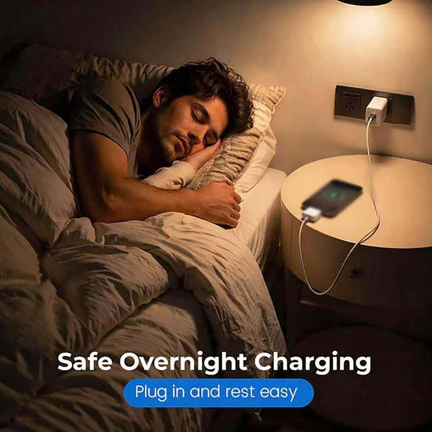 Auto Power Off USB Type C Charging Cable