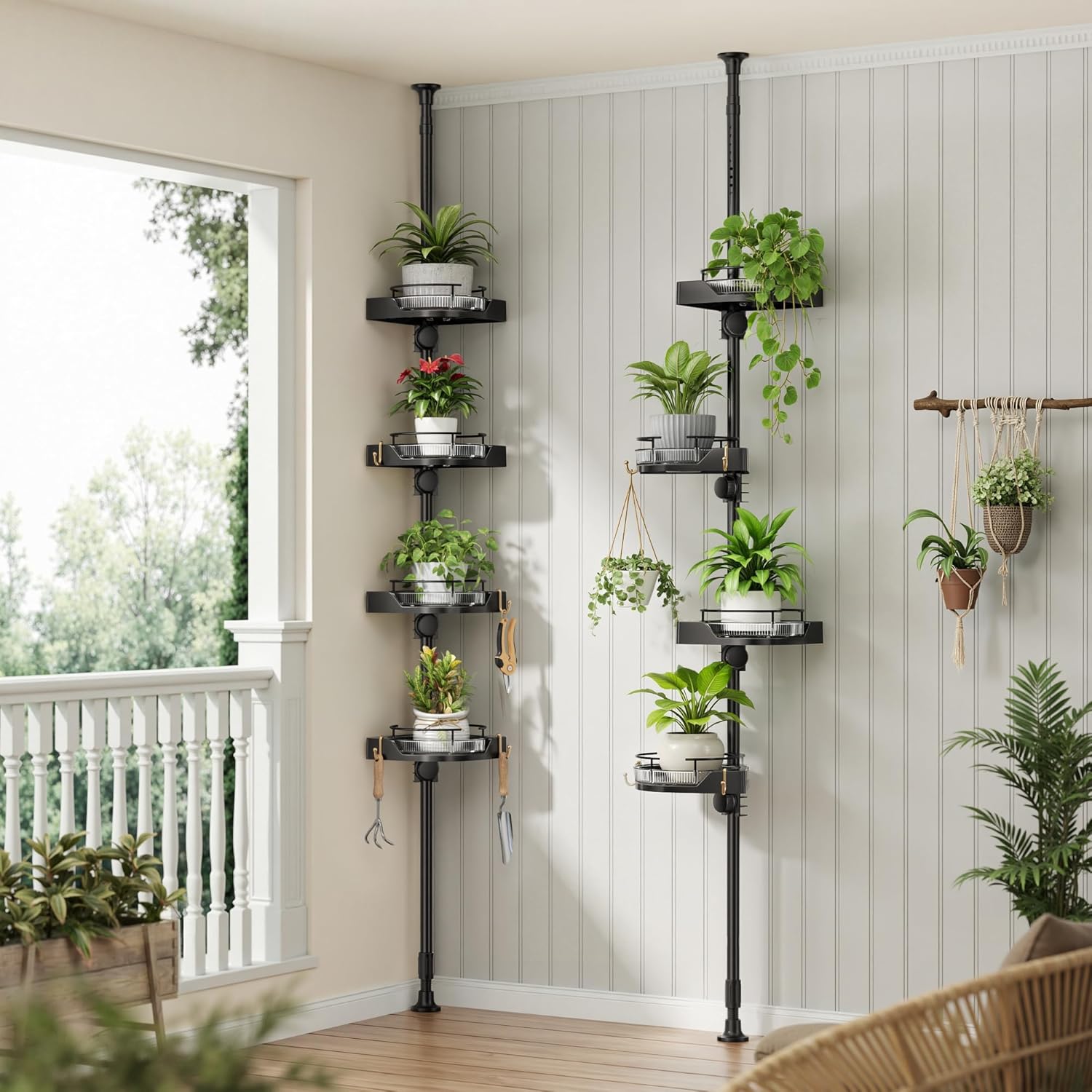 Corner Storage 4-tier Shelf