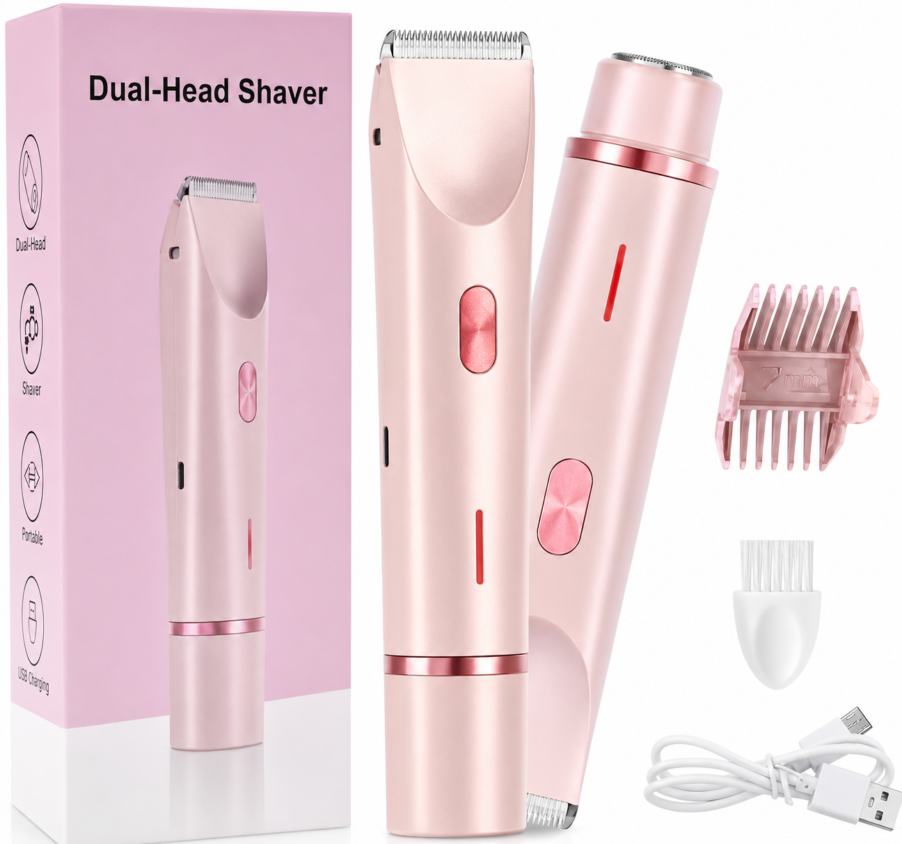 Double Head Electric Shaver