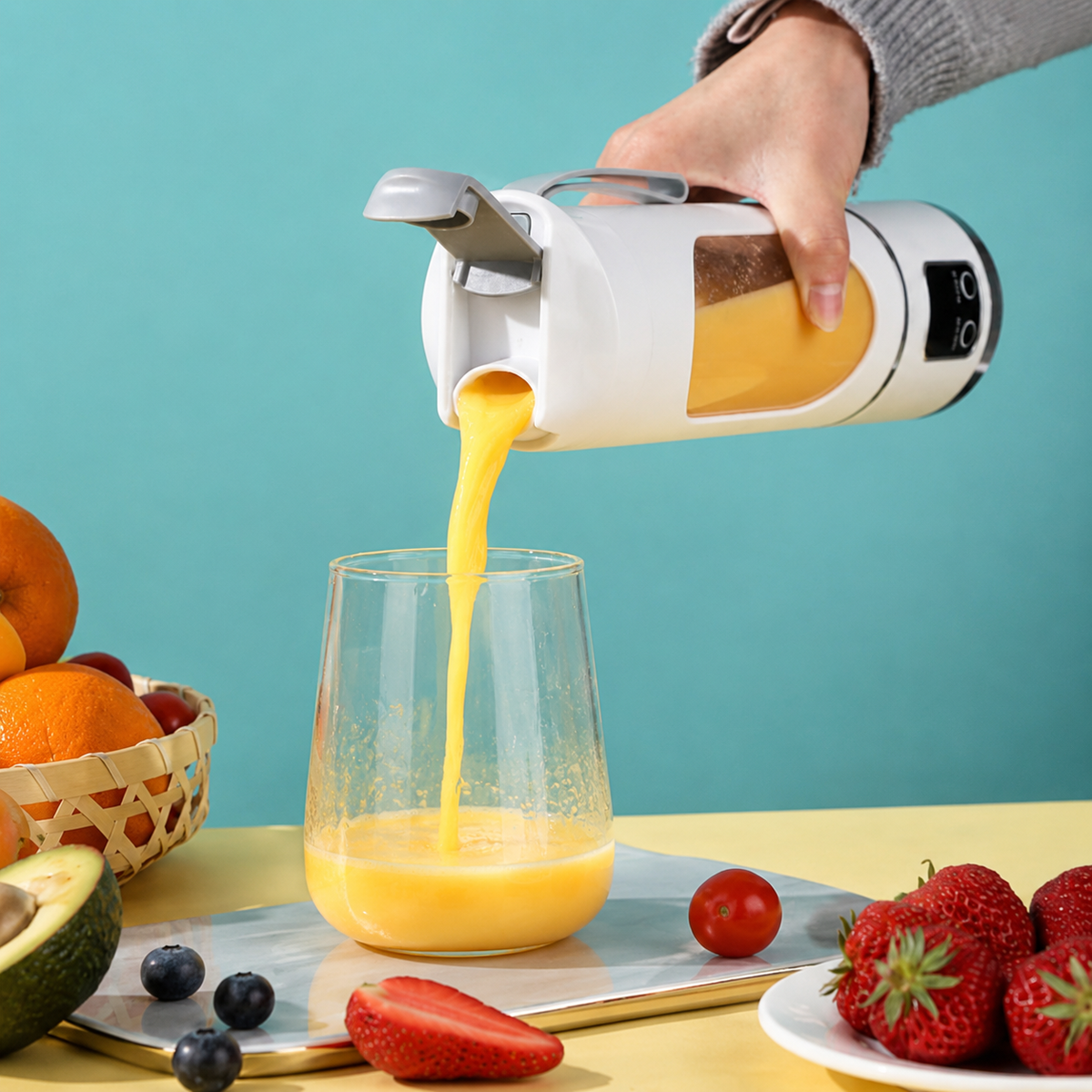 Portable Juicer – Rechargeable Mini Blender for Fresh Drinks