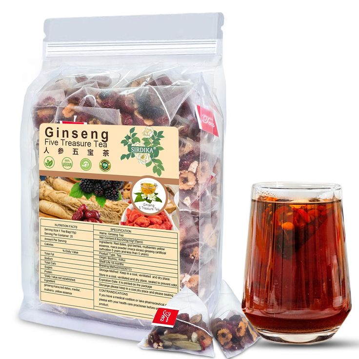 Premium Ginseng Five Treasure Herbal Tea (30Pc)