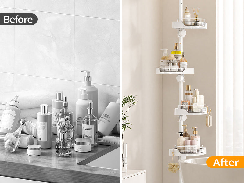 Corner Storage 4-tier Shelf