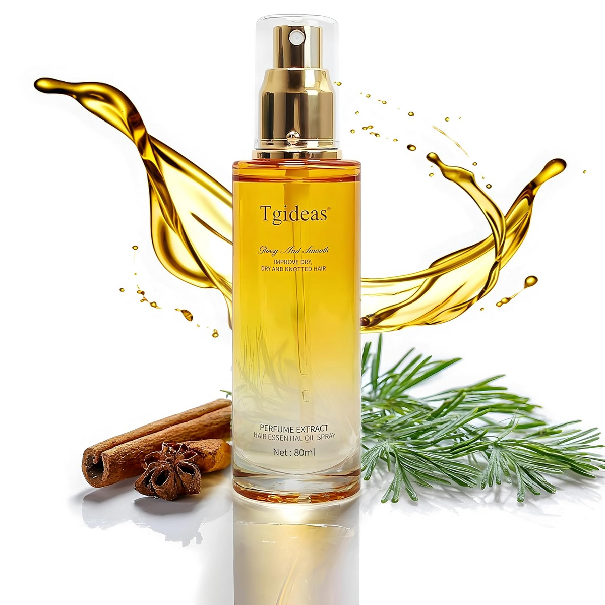 Tgideas Hair Oil Spray – Frizz Control & Deep Nourishment | All Hair Types