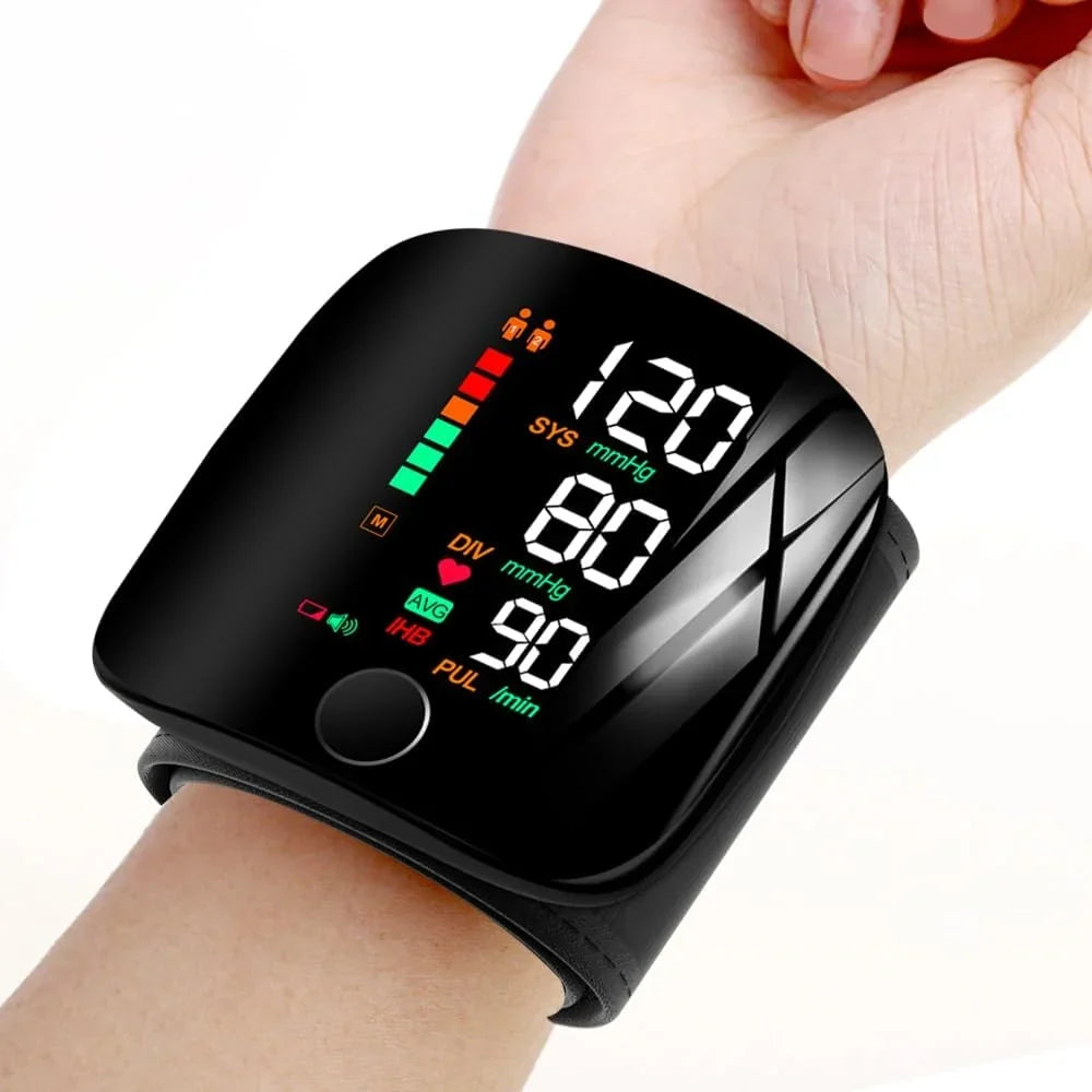 Blood Pressure Monitor - Wrist Electronic Sphygmomanometer