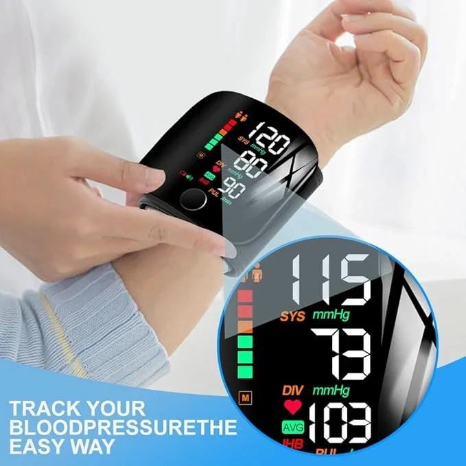 Blood Pressure Monitor - Wrist Electronic Sphygmomanometer
