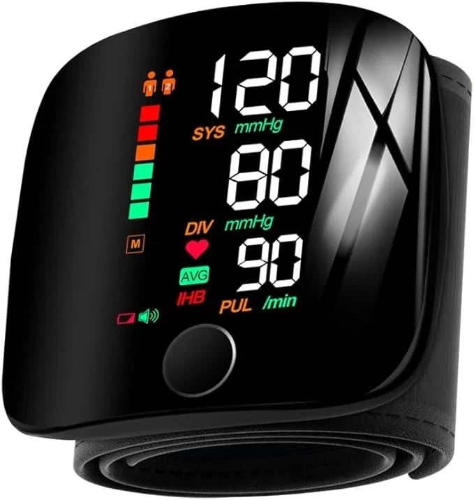 Blood Pressure Monitor - Wrist Electronic Sphygmomanometer